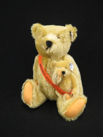 Appraisal: Stieff Teddy Bear golden mohair tall still in original box