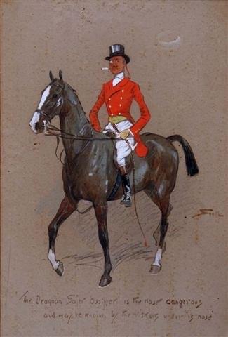 Appraisal: SNAFFLES' CHARLES JOHNSON PAYNE British - 'The Dragoon Soler 'Ossiffer