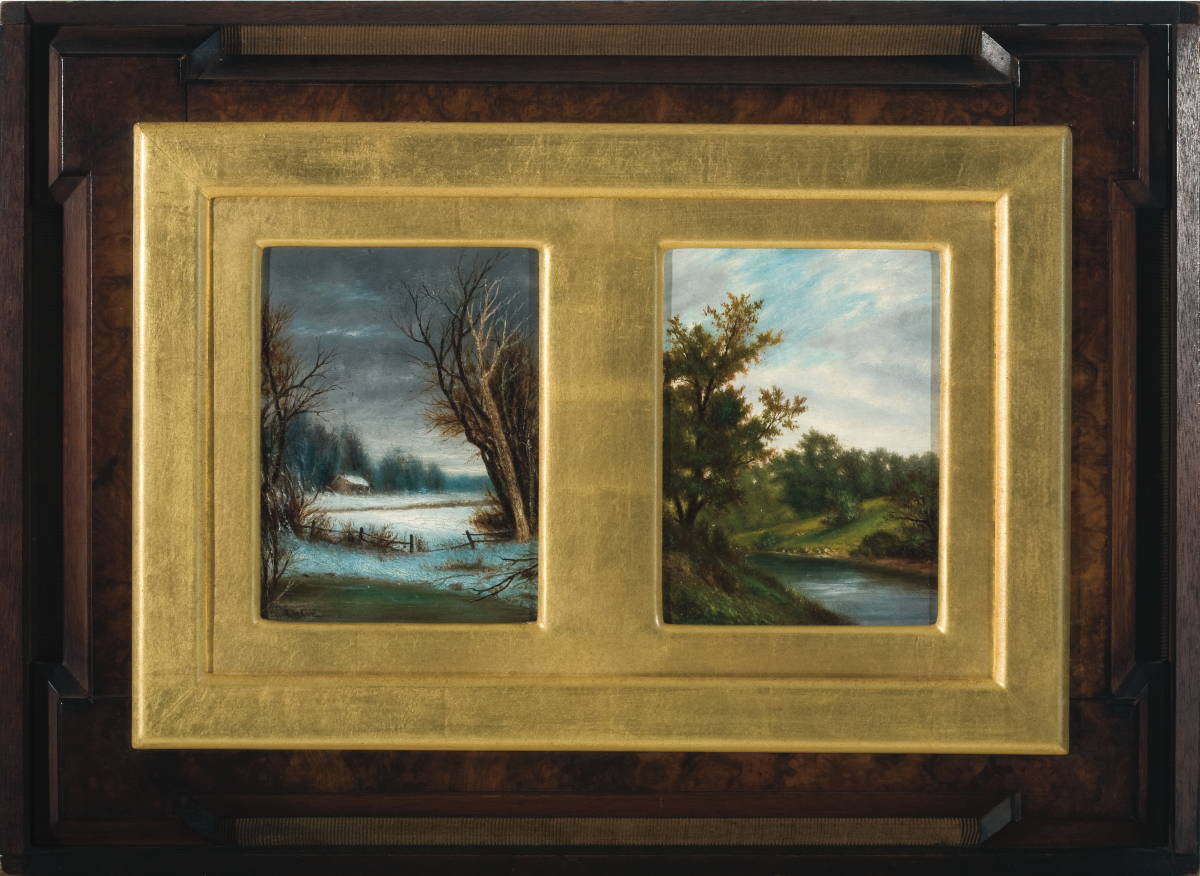 Appraisal: BRUCE CRANE AMERICAN - EARLY MORNING AND A LANDSCAPE WITH