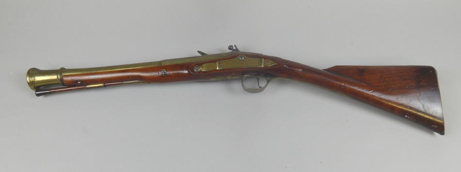 Appraisal: T Page Norwich A late th early thC flintlock blunderbuss