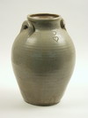 Appraisal: STORAGE JAR - Stoneware ovoid shape wide mouth storage jar