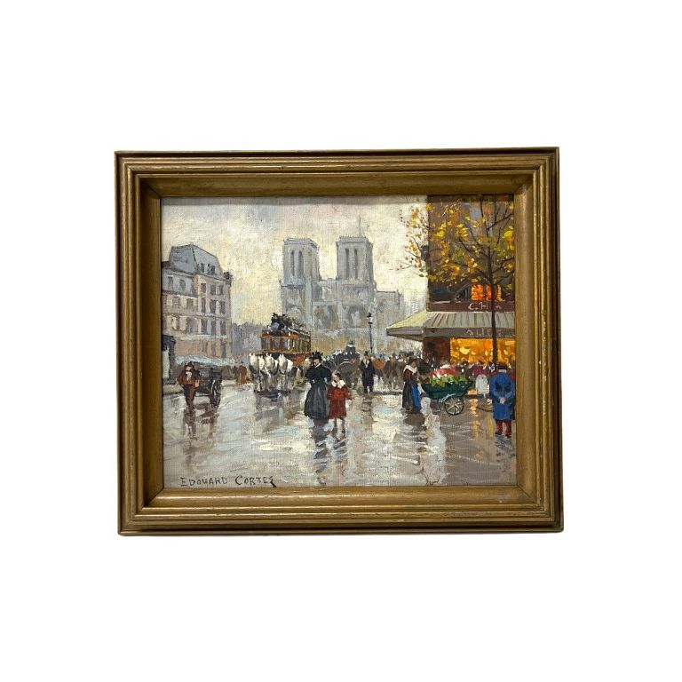 Appraisal: After Edouard Cortes - After Edouard Cortes - Signed Oil