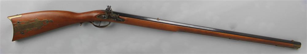 Appraisal: EUROARMS OF AMERICA REPRODUCTION FLINTLOCK RIFLE having a cherry stock