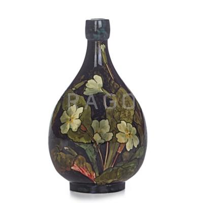 Appraisal: JOHN BENNETT Small vase painted with primrose New York s