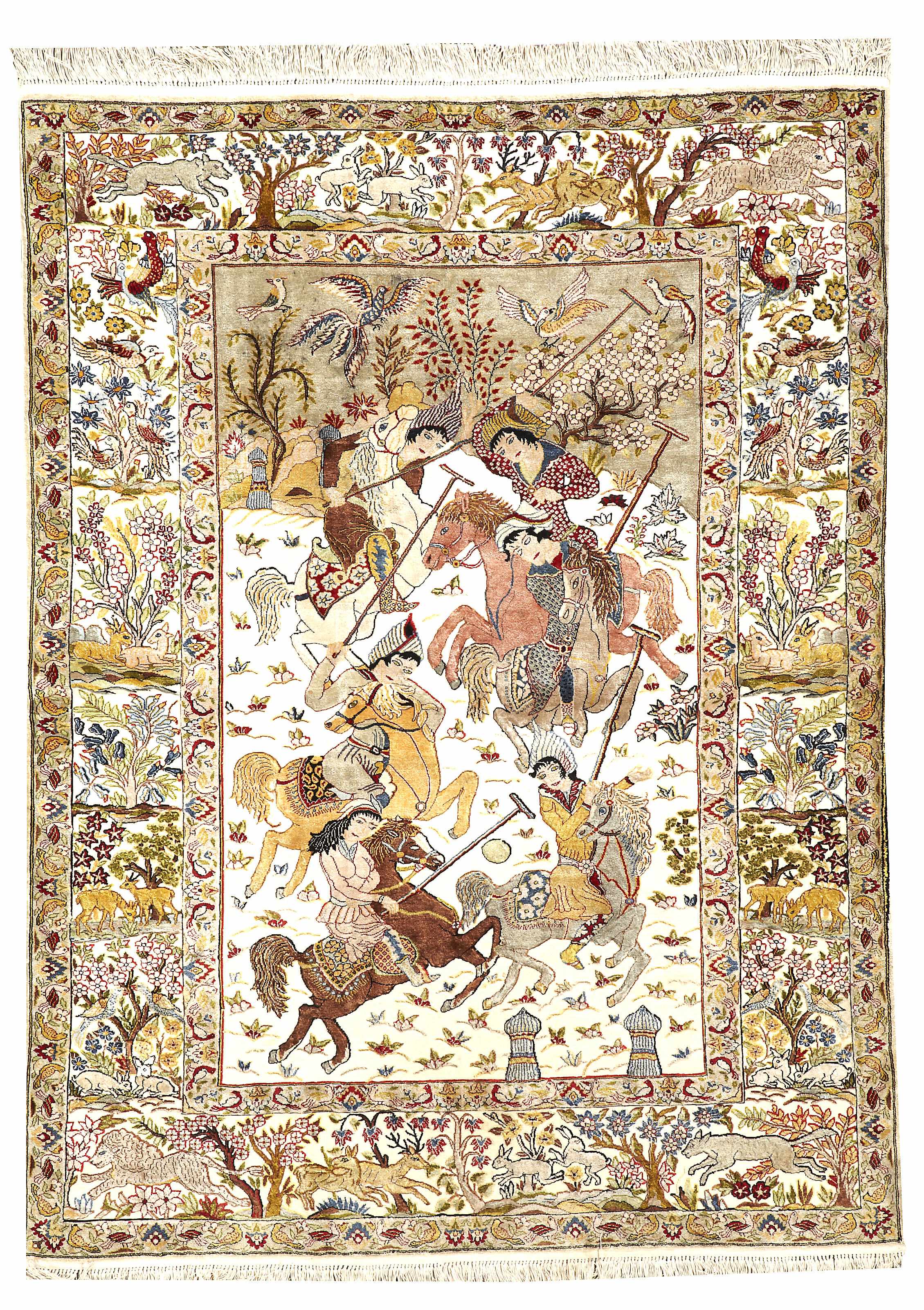 Appraisal: A Kashan rug Central Persiacirca size approximately ft in x