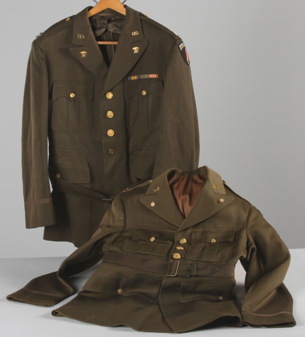 Appraisal: Pair of uniforms being model service dress uniform for a