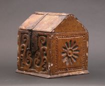 Appraisal: A Carved Gilt Alms Box French or Italian ca th-