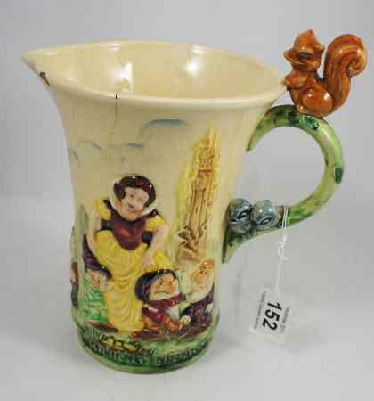 Appraisal: Wadeheath Disney Musical Jug Snow White and the Severn Dwarfs