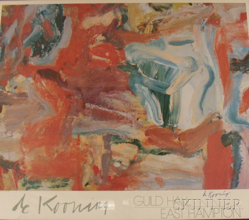 Appraisal: After Willem De Kooning Dutch American - East Hampton V