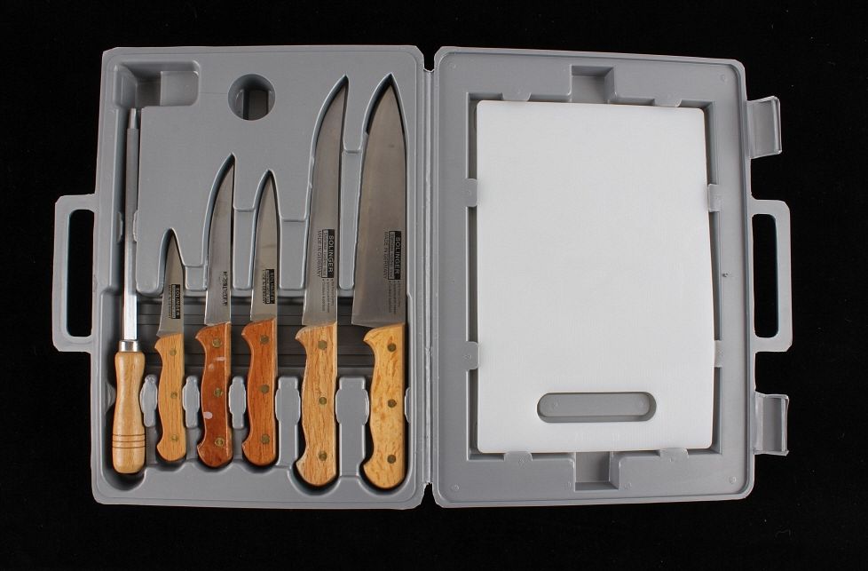 Appraisal: Solinger Stainless Steel Camping Cutlery Set For your consideration is