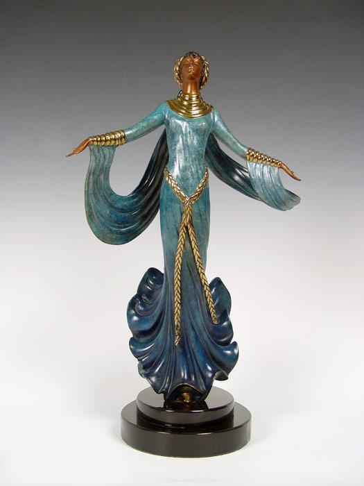 Appraisal: ERTE Russian - ''Ecstasy'' Bronze stamped Sevenarts Ltd London Sold