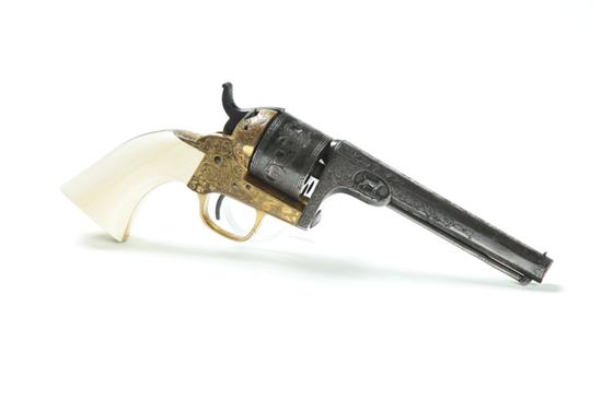 Appraisal: FINE MOORE'S PATENT BELT REVOLVER caliber '' octagonal barrel blued