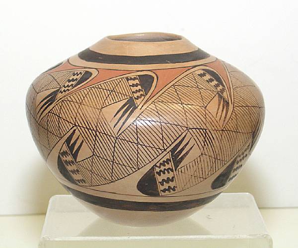 Appraisal: Contemporary Native American pottery and jewelryProperty from a New Mexican