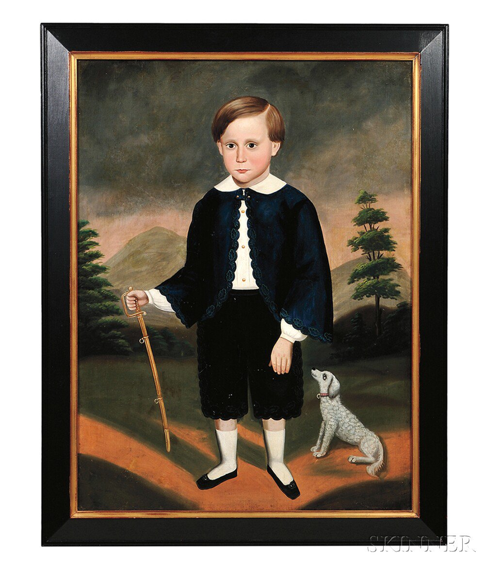 Appraisal: Attributed to Joseph Goodhue Chandler Massachusetts New York - Portrait