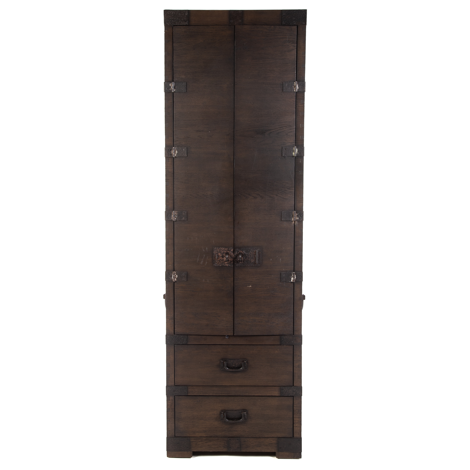 Appraisal: RESTORATION HARDWARE HEIRLOOM STORAGE CABINET th century dovetail construction with