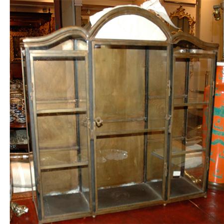 Appraisal: Rococo Style Brass Vitrine Estimate -