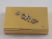 Appraisal: Cartier A rare carat gold Cartier vesta case hallmarked London