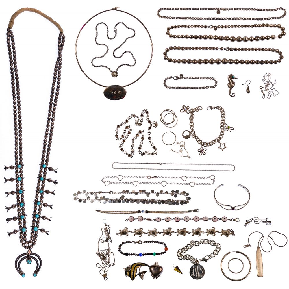 Appraisal: TIFFANY YURMAN AND SILVER JEWELRY ASSORTMENTIncluding marked Tiffany Co and