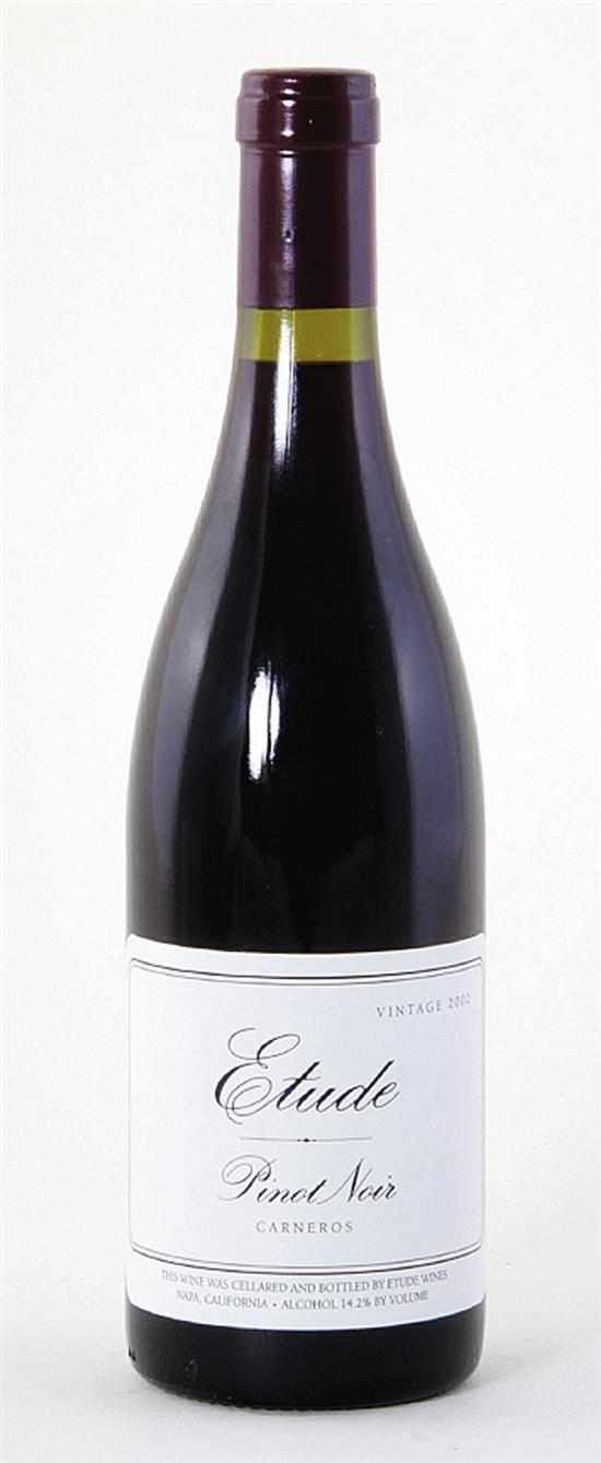 Appraisal: Etude Estate Pinot Noir Carneros Napa Valley California L bottles