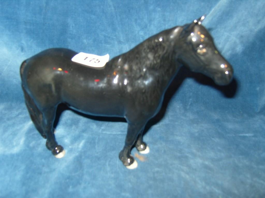 Appraisal: A black Beswick Fell pony