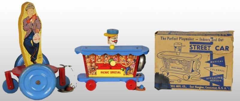 Appraisal: Lot of Toys Description Includes one Gong Bell Trolley Car