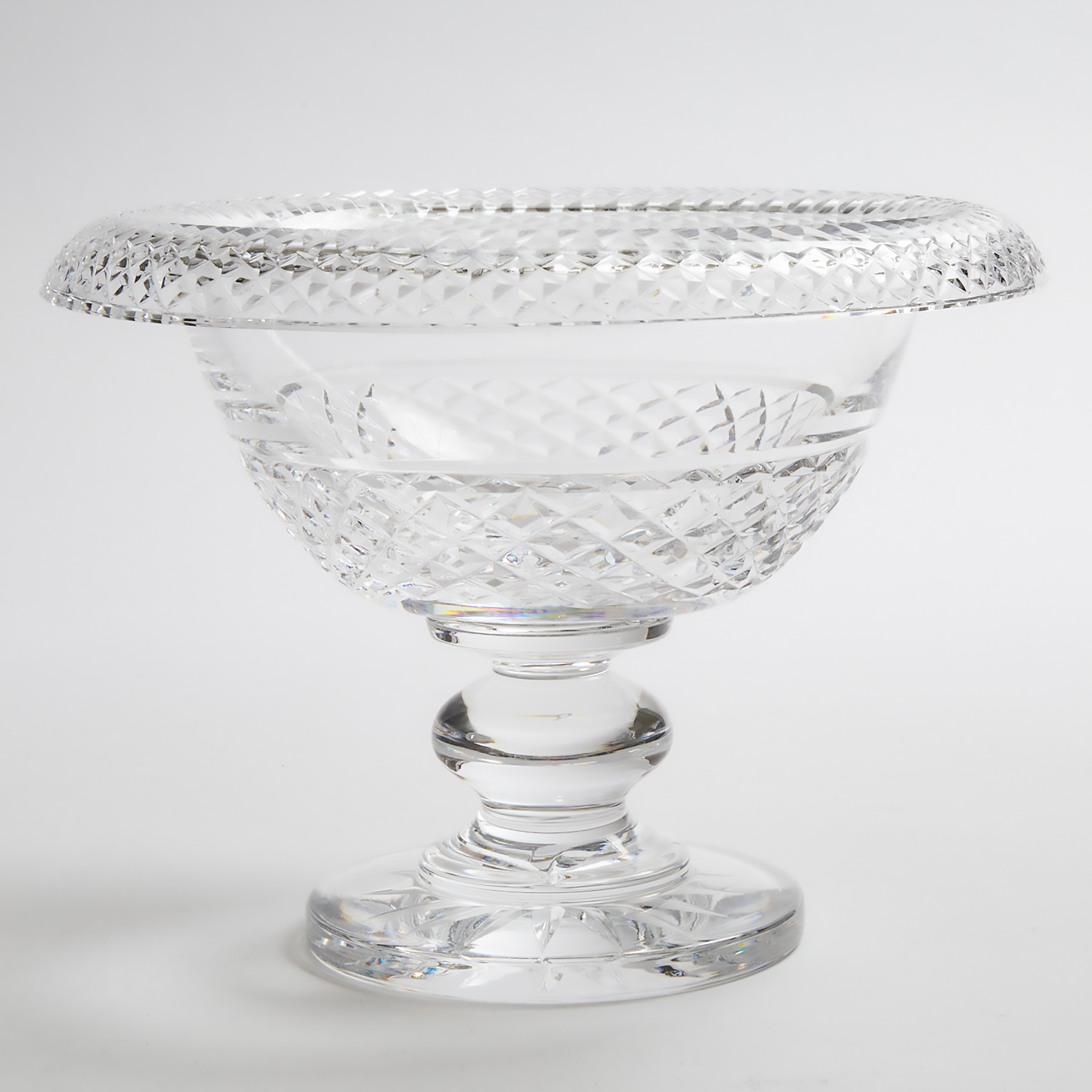 Appraisal: Waterford Cut Glass Pedestal-Footed Bowl th century height in cm