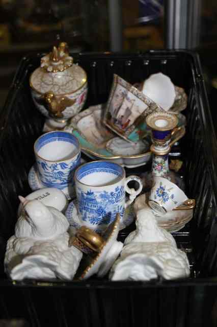 Appraisal: A SMALL COLLECTION OF MISCELLANEOUS MINIATURE CERAMICS including a Spode