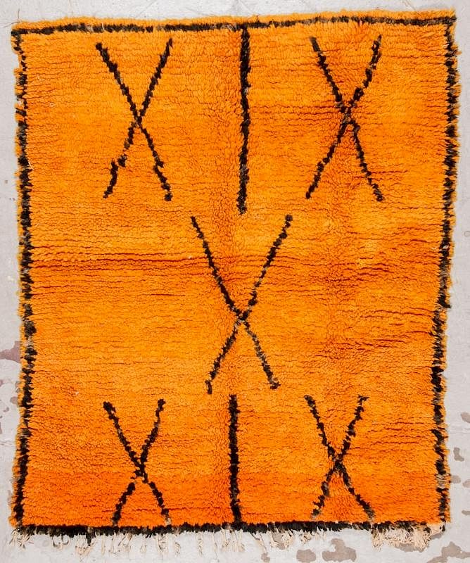 Appraisal: Vintage Moroccan Rug ' '' x ' '' Vintage Moroccan