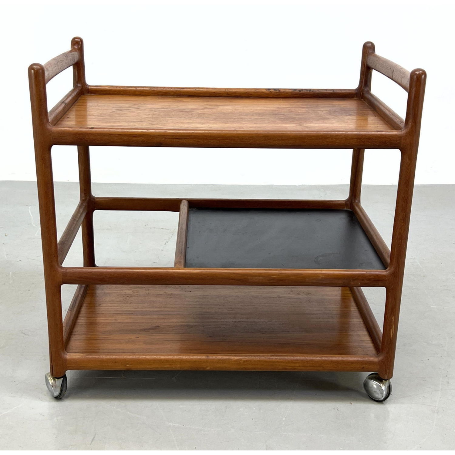 Appraisal: SILKEBORG Danish Modern Teak Bar Cart Server H x W