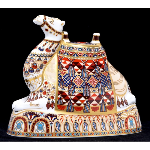 Appraisal: A Royal Crown Derby Camel paperweight Signature Edition for Harrods