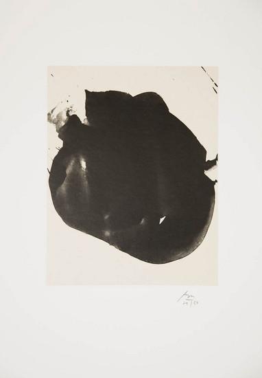 Appraisal: Robert Motherwell - nocturne ii b lithograph - signed in