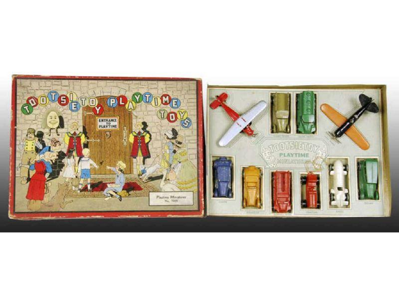 Appraisal: Tootsietoy Playtime Toys Miniature Set with Description Box - ''