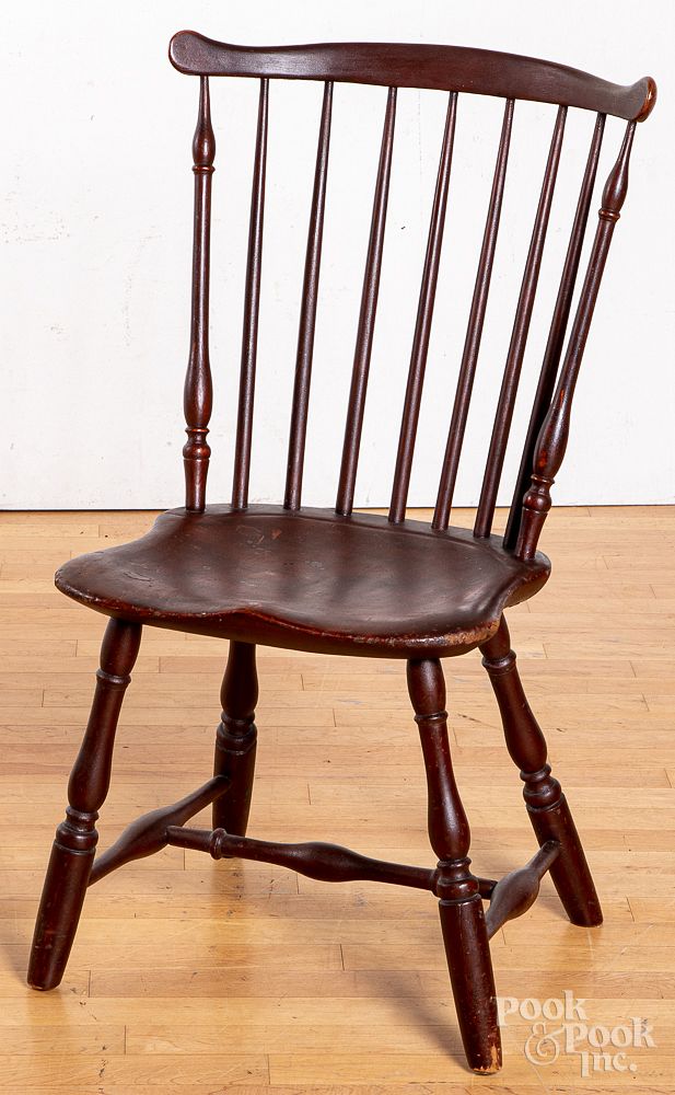 Appraisal: Pennsylvania fanback Windsor chair Pennsylvania fanback Windsor chair ca retaining