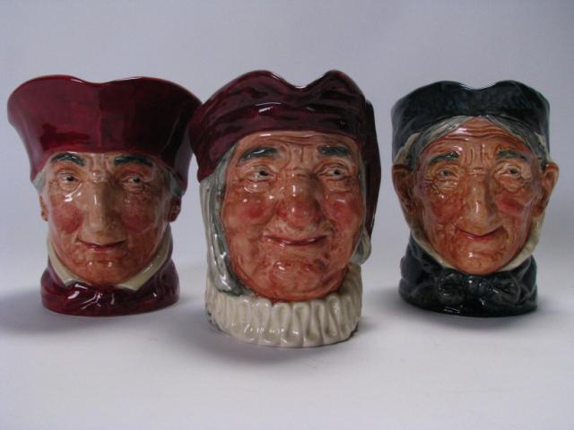 Appraisal: Three Royal Doulton Large Toby Mugs including Cardinal Simon Cellarer