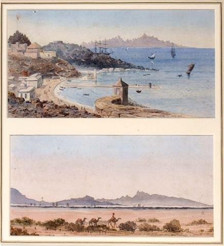 Appraisal: MAJOR GENERAL SIR MATTHEW GOSSET KCB Aden Socotra c watercolours