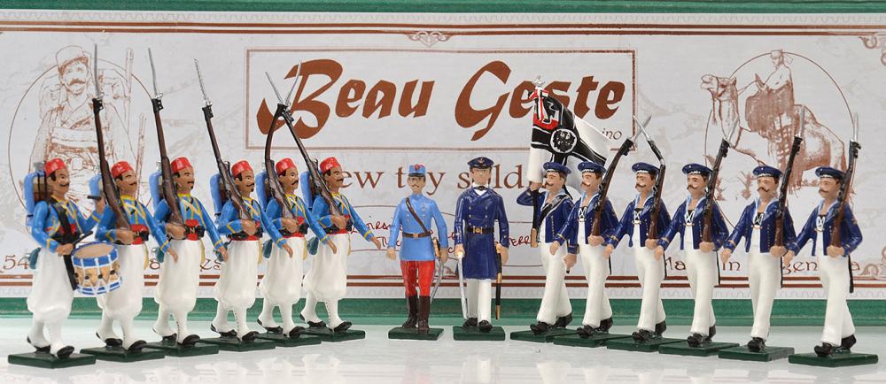 Appraisal: TWO BEAU GESTE ARGENTINA BOXED SETS OF TOY SOLDIERS INCLUDING