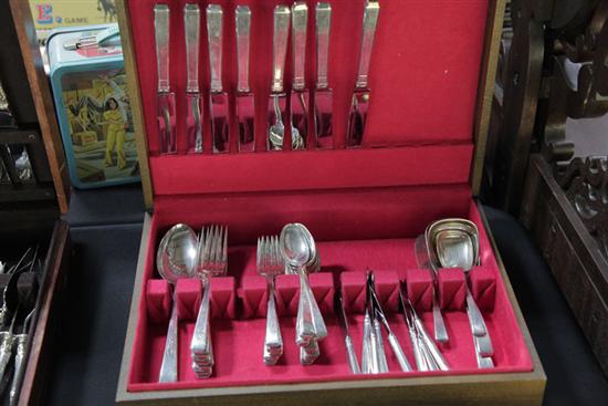 Appraisal: SET OF STERLING SILVER FLATWARE Towle Craftsman pattern service for