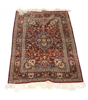 Appraisal: SEMI ANTIQUE GENUINE HAND WOVEN ORIENTAL RUG Semi antique genuine