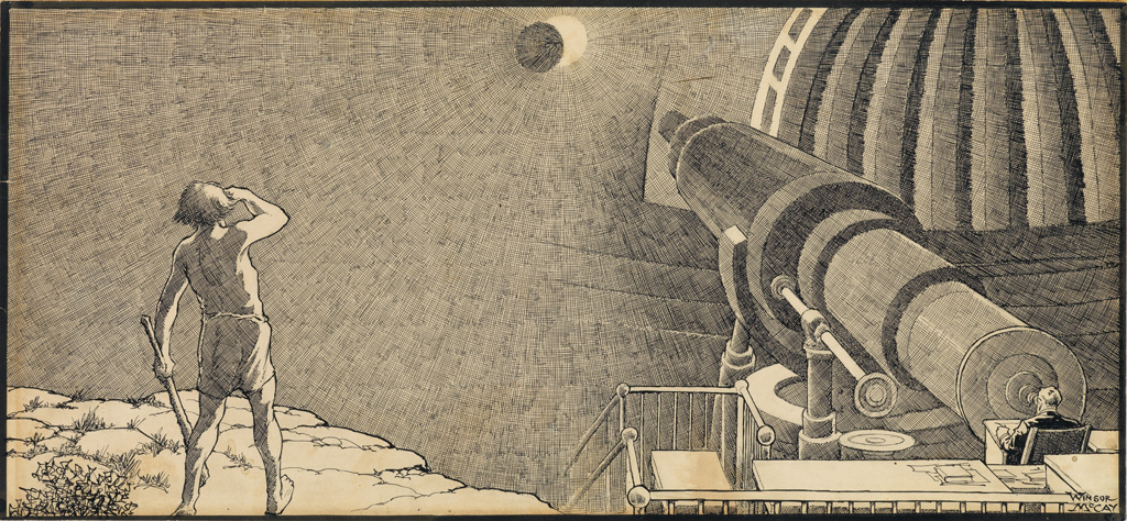 Appraisal: WINSOR McCAY Million Light Years Editorial illustration published in the