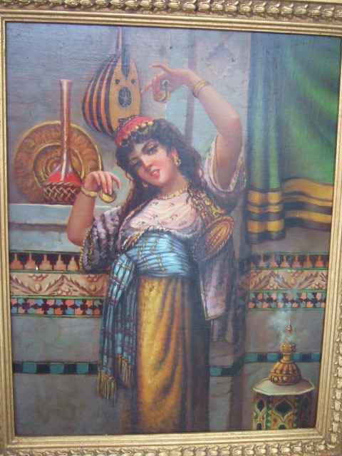 Appraisal: Continental School th century An Eastern Dancer oil on board