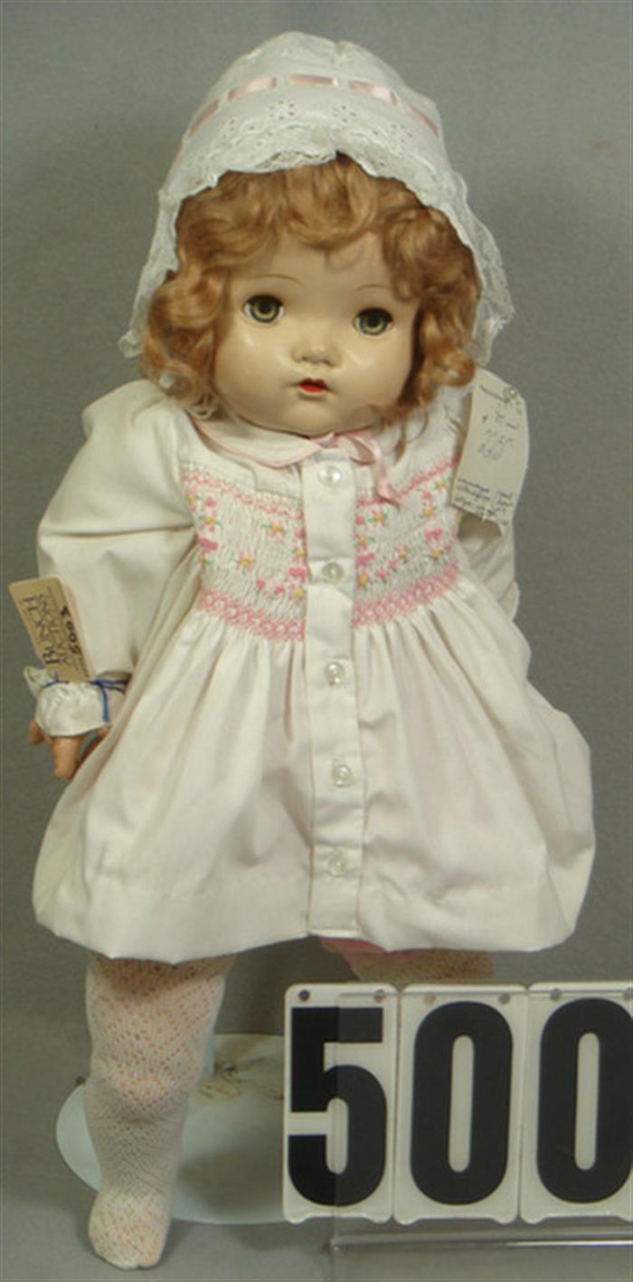 Appraisal: Madame Alexander Doll inches tall hard plastic head blonde mohair