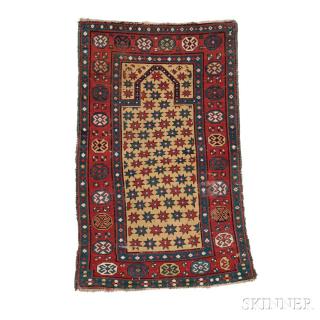 Appraisal: Talish Prayer Rug Southern Caucasus c ft in x ft