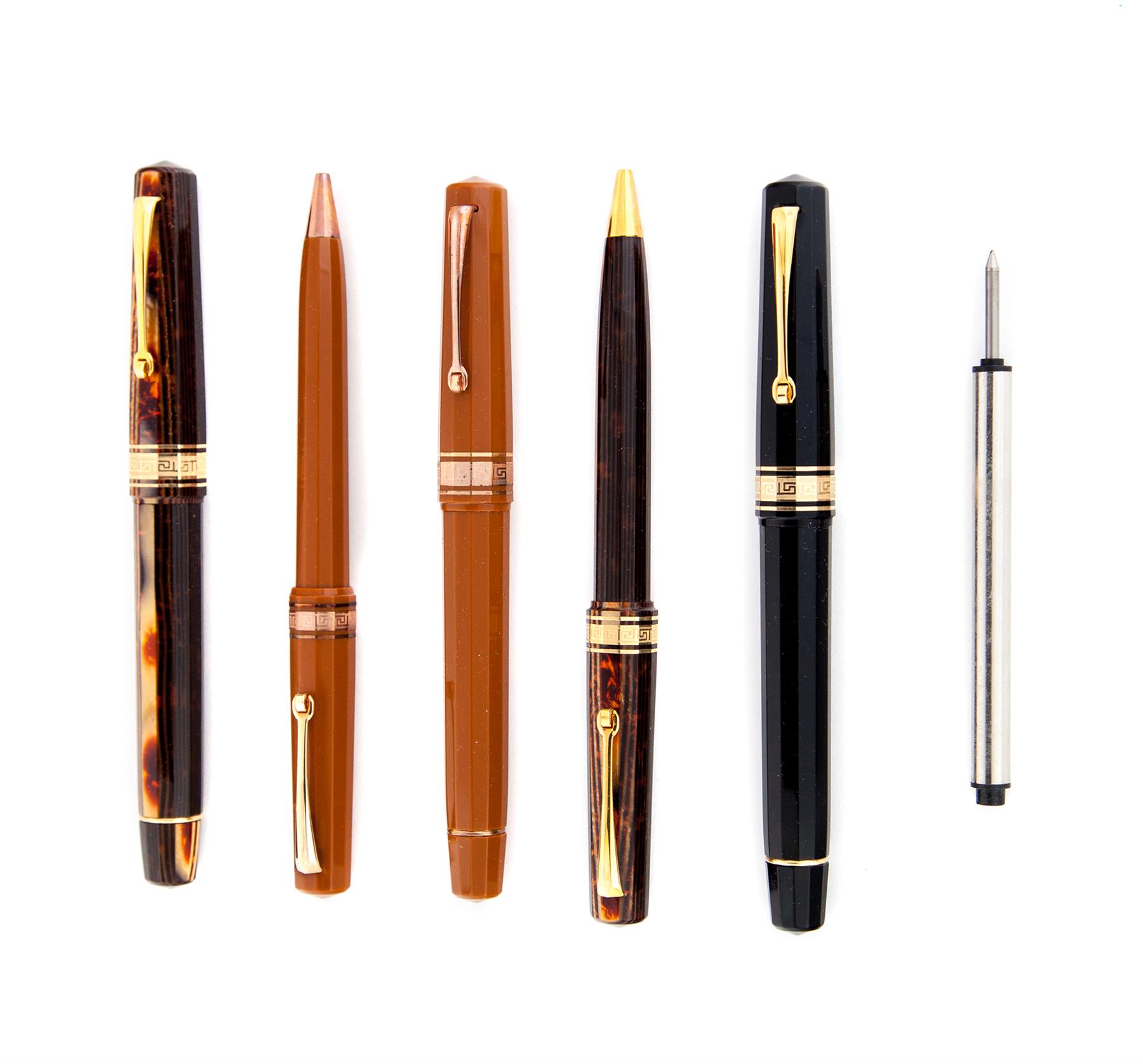 Appraisal: GROUP OF PENS Italy st century Various group of Omas