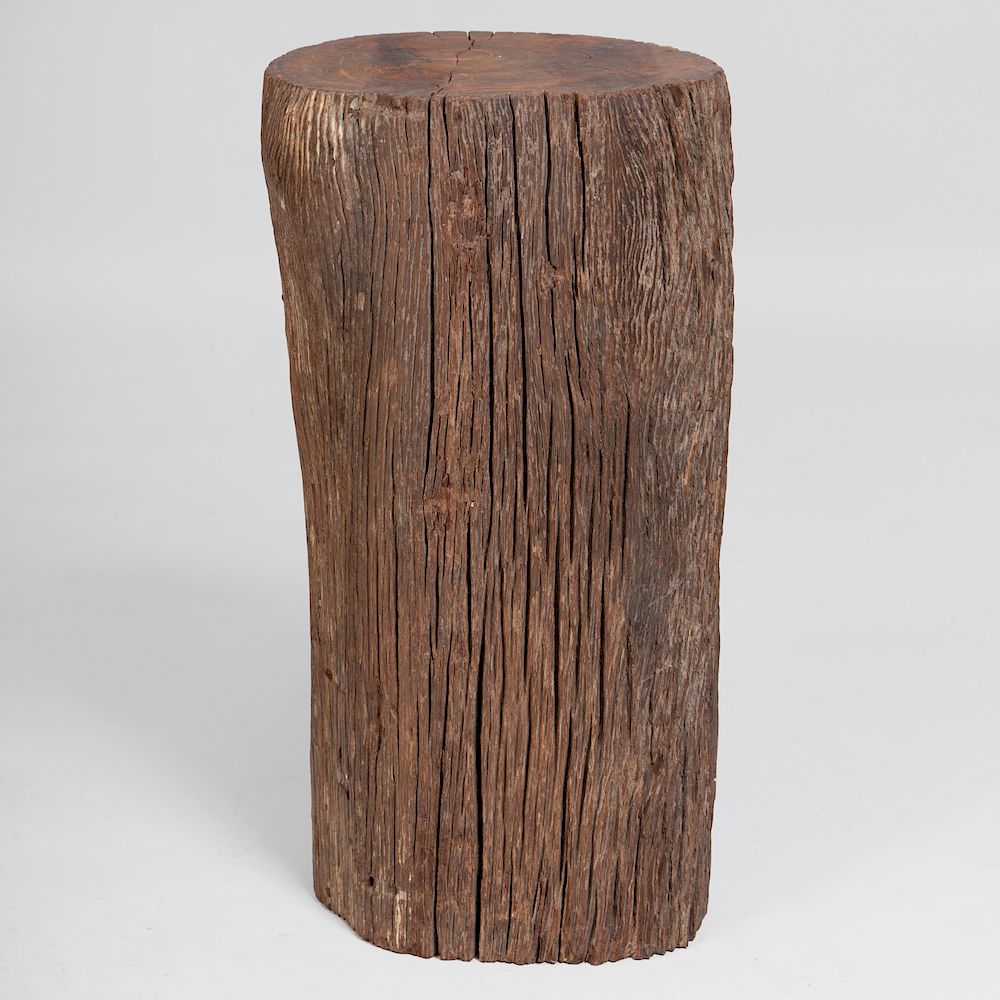 Appraisal: Petrified Wood Column Table x x in Property from the