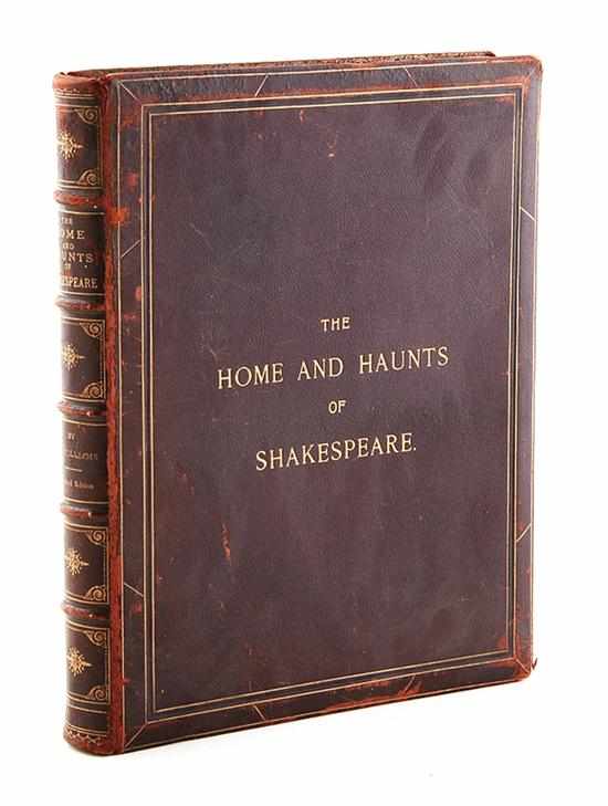 Appraisal: Book The Homes and Haunts of Shakespeare Williams James Leon