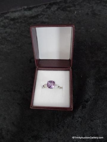 Appraisal: Sterling Silver Genuine Amethyst Right Hand Ring Type Unique ring