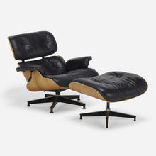 Appraisal: Charles and Ray Eames LOUNGE CHAIR AND OTTOMAN Herman MillerUSA