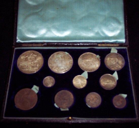 Appraisal: A part set of Victorian proof coinage