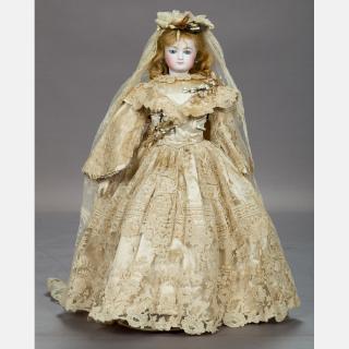 Appraisal: A Very Fine Jumeau French in Bisque Fashion Doll c