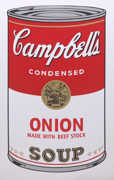 Appraisal: ANDY WARHOL FOR SUNDAY B MORNING AMERICAN - x Campbell's